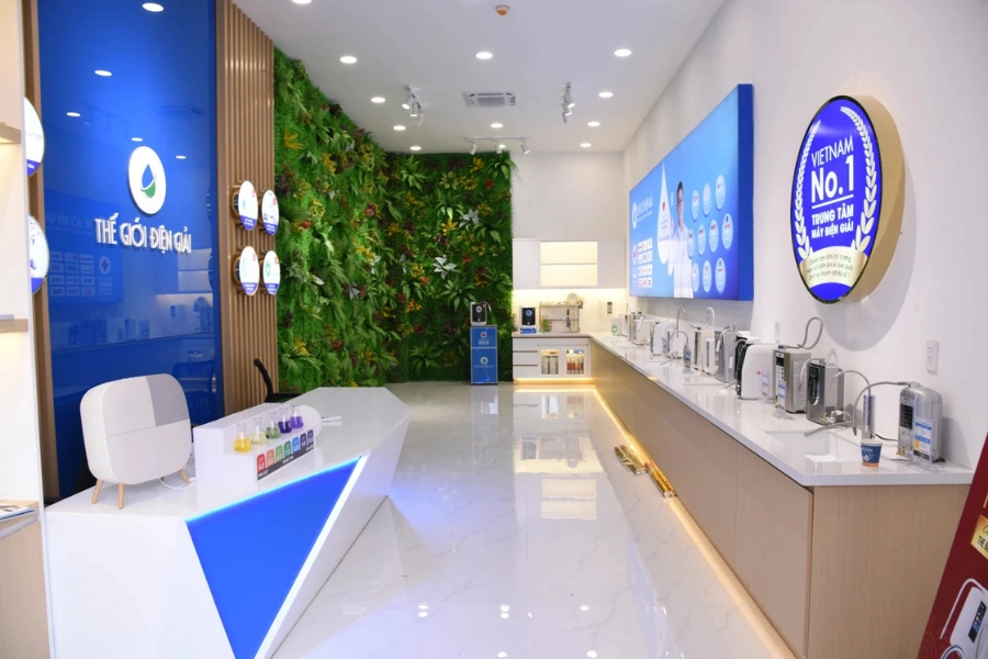 Hình ảnh hệ thống showroom và đại lý toàn quốc của thế giới lọc tổng35