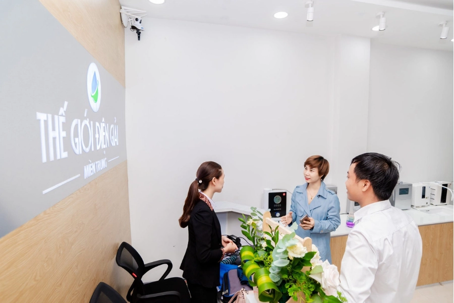 Hình ảnh hệ thống showroom và đại lý toàn quốc của thế giới lọc tổng38