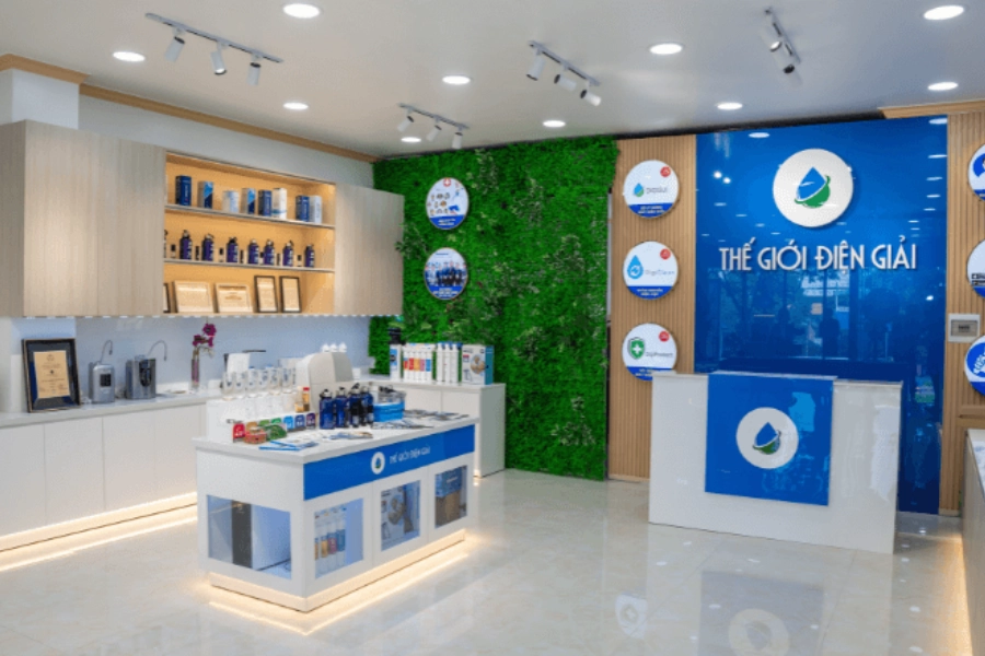 Hình ảnh hệ thống showroom và đại lý toàn quốc của thế giới lọc tổng39