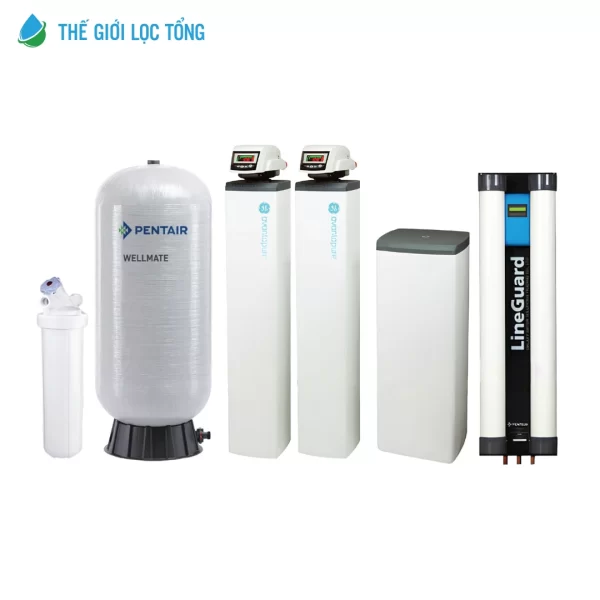 Hệ thống lọc tổng Pentair AvantaPure POE + Buffer Tank & Lineguard UF-100