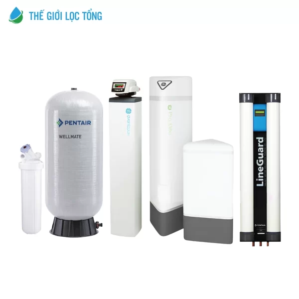 Hệ thống lọc tổng Pentair Pro Elite POE + Buffer Tank & Lineguard UF-100