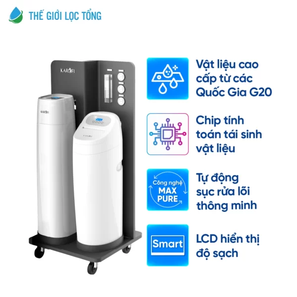 Hệ thống lọc tổng trung tâm cao cấp Karofi WHF-E666
