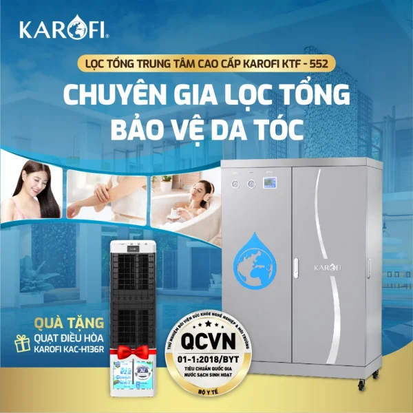 Hệ thống lọc tổng đầu nguồn Karofi KTF-552