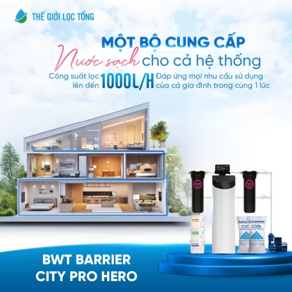 Hệ thống lọc tổng BWT BARRIER City Pro Hero - Hình ảnh 2