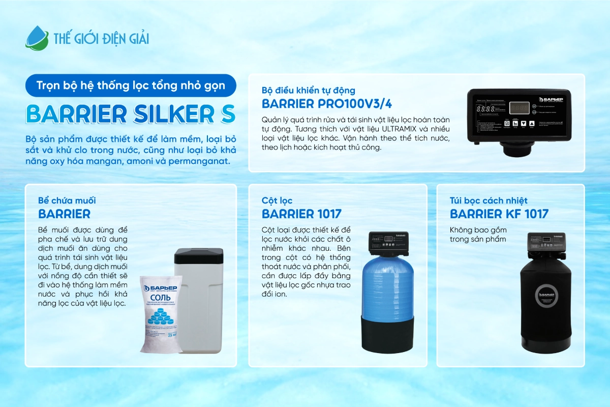 Hệ thống lọc tổng đầu nguồn Barrier Silker S