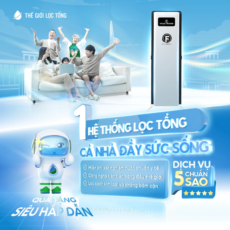 Cryptosporidium trong nước - Mối nguy hiểm “vô hình” từ nguồn nước ô nhiễm Thế Giới Lọc Tổng chuyên phân phối các hệ thống lọc tổng đầu nguồn uy tín, chất lượng cao