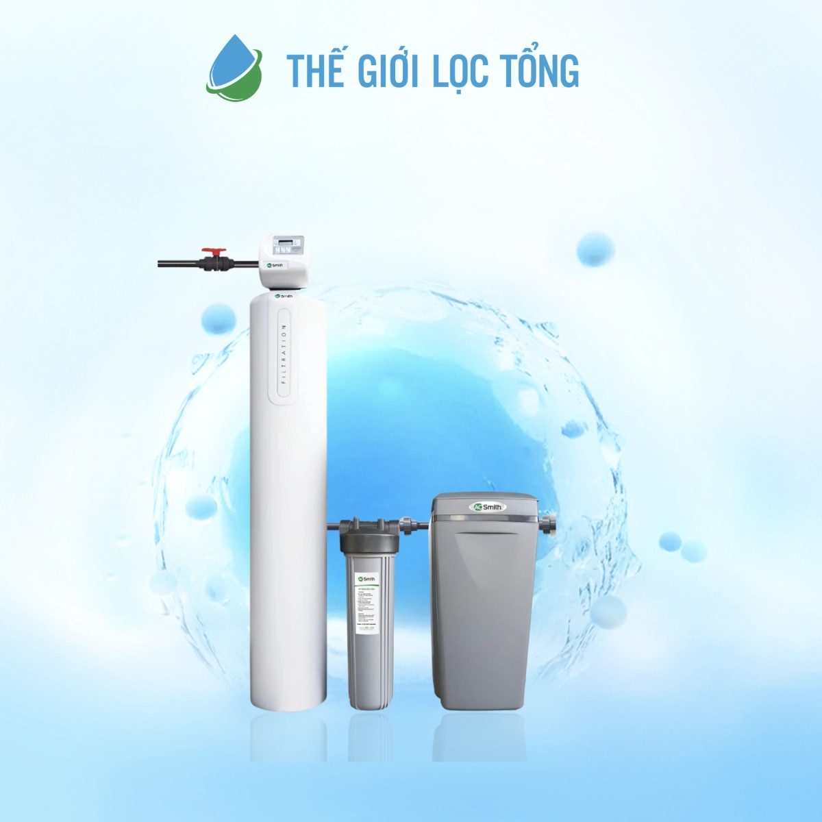 Hệ thống lọc tổng đầu nguồn AO Smith i97 F (F1) AO Smith i97 F (F1) là hệ thống lọc tổng đầu nguồn thông minh