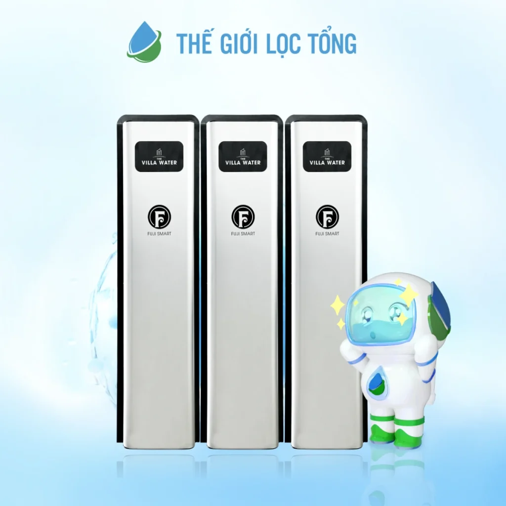 Top 3 sản phẩm lọc tổng dành cho dinh thự, lâu đài, biệt phủ năm 2025 Hệ thống lọc tổng đầu nguồn cao cấp Fuji Smart S2400