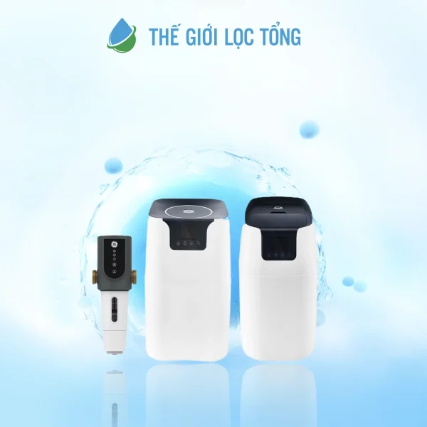 Hệ thống lọc tổng đầu nguồn GE WH15A GE WH15A là hệ thống lọc tổng đầu nguồn thông minh cho nhà phố và shophouse
