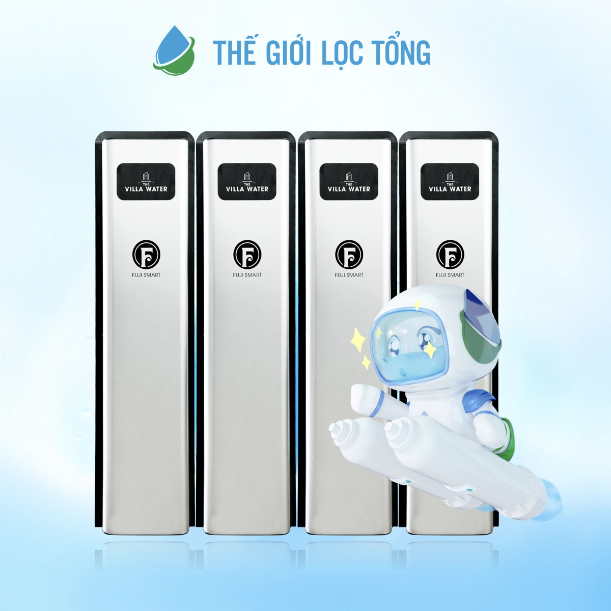 Hệ thống lọc tổng đầu nguồn cao cấp Fuji Smart S3200 cao cấp đến từ Nhật Bản