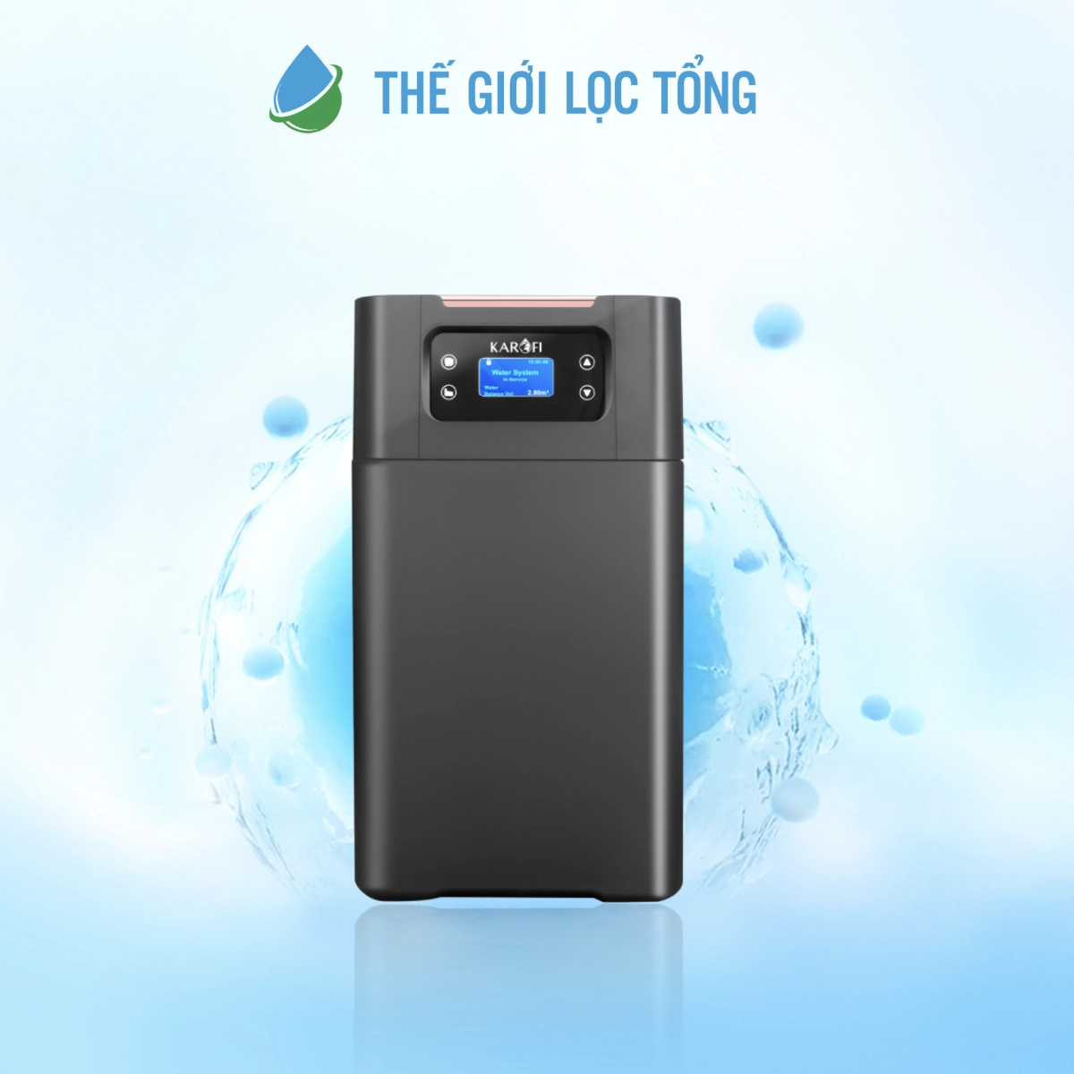 Hệ thống lọc tổng đầu nguồn Karofi KTF-P01 Hệ thống lọc tổng đầu nguồn Karofi KTF-P01 cao cấp cho chung cư
