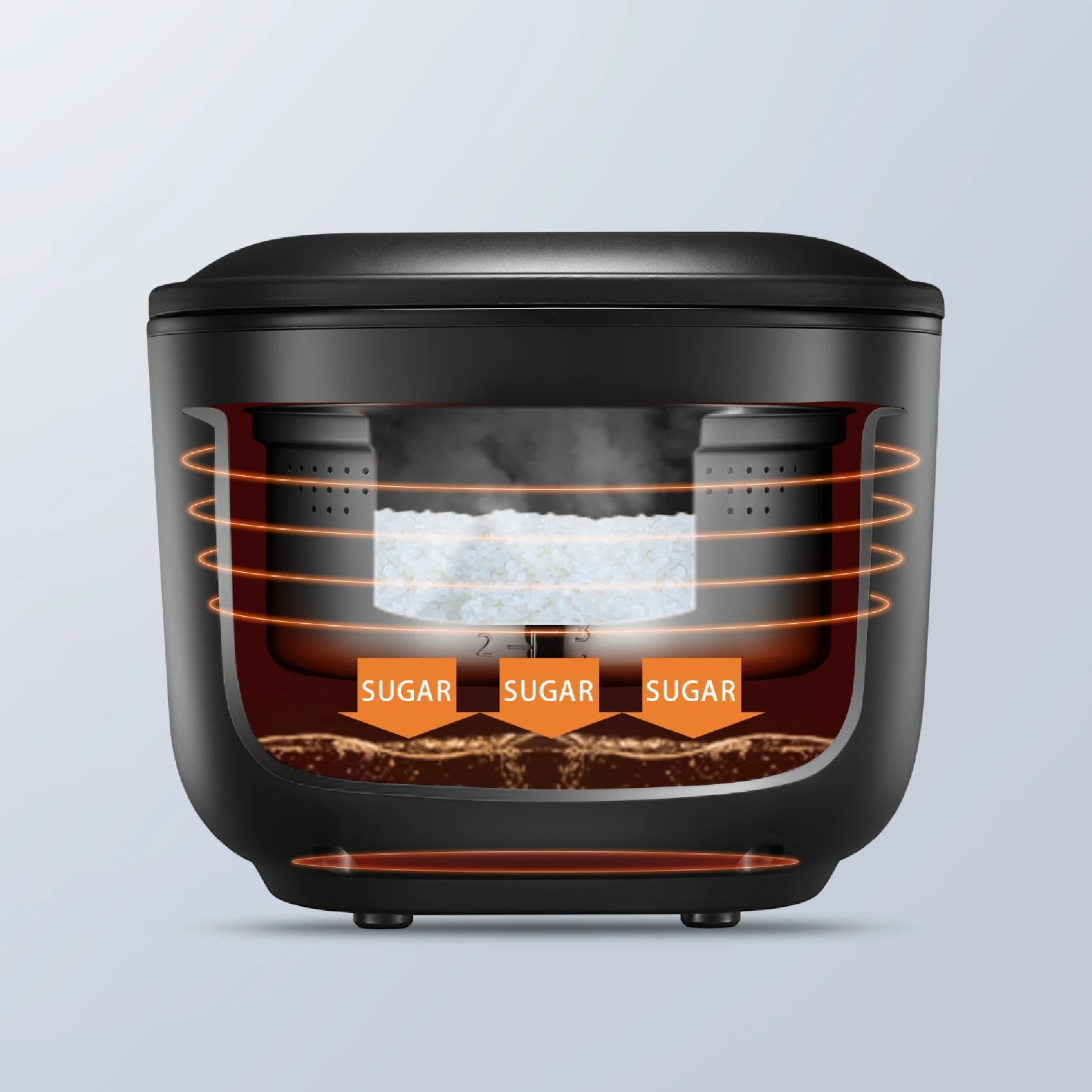 Nồi cơm điện Panasonic cao tần 1.5L SR-HL151 qua tang chuong trinh khuyen mai tai the gioi loc tong noi com dien panasonic 5