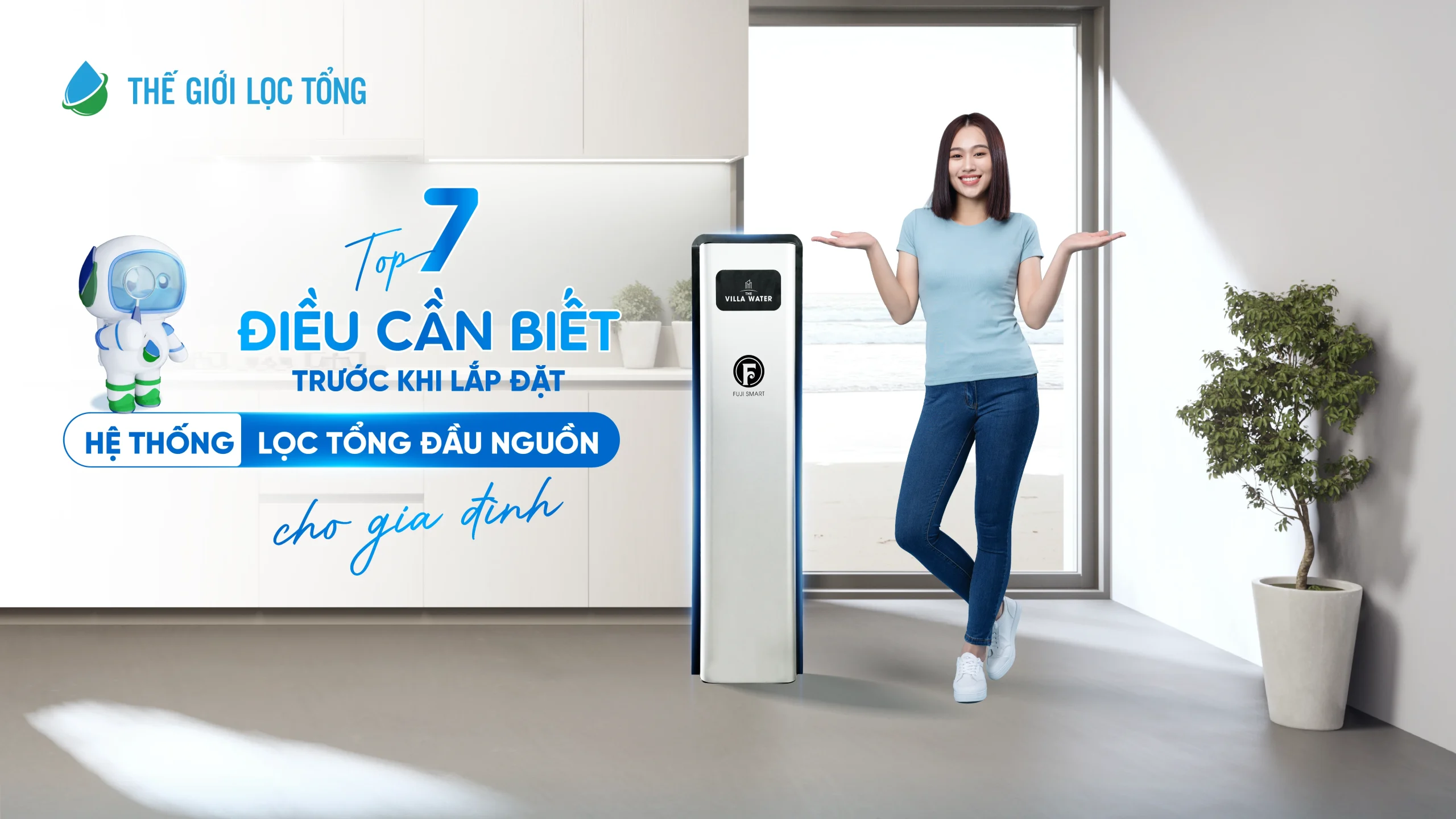 Top 7 điều cần biết trước khi lắp đặt lọc tổng đầu nguồn cho nước giếng