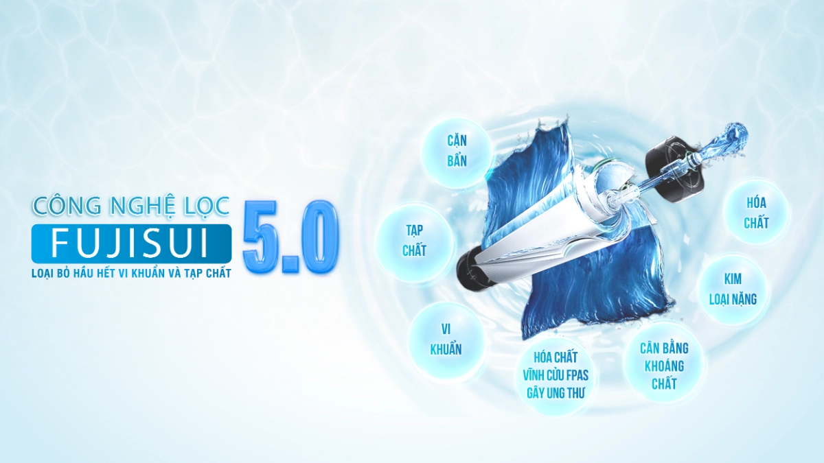 Công nghệ Fuji Smart 5.0 của hệ thống lọc tổng S800
