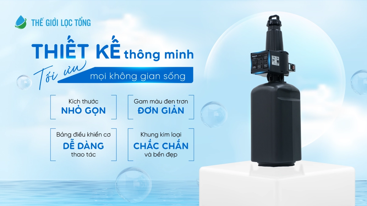 Thiết kế của hệ thống lọc tổng đầu nguồn Panasonic WPS FP-15AA1VN