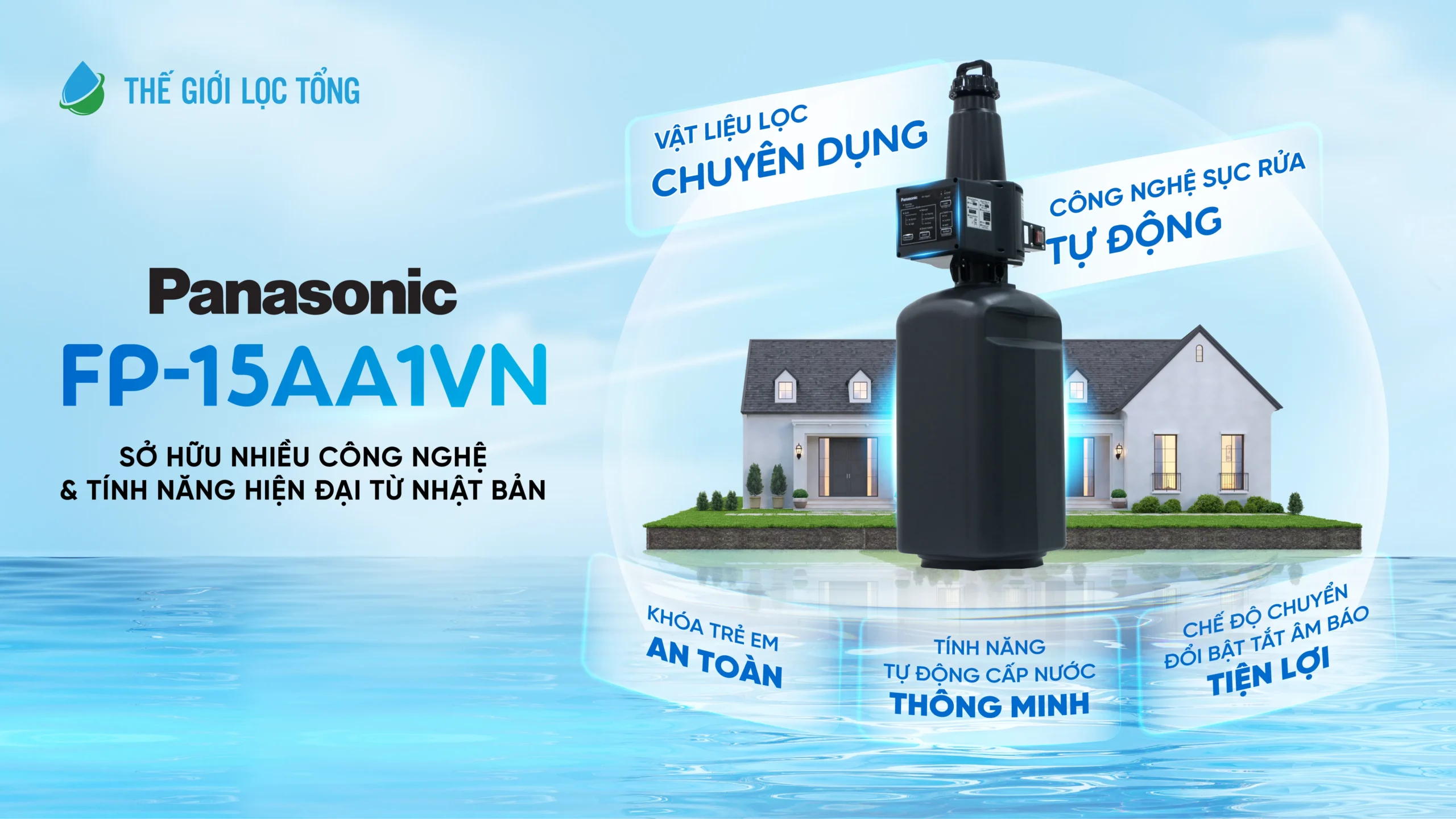 Panasonic sở hữu nhiều công nghệ tân tiến từ Nhật Bản