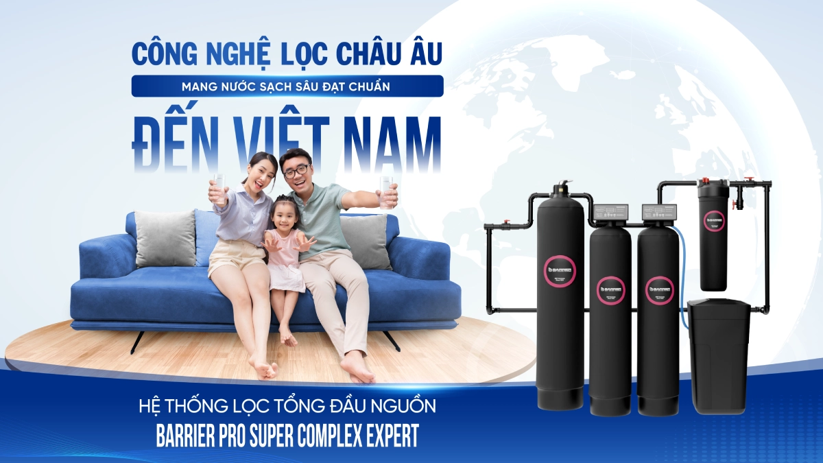 Hệ thống lọc nước đầu nguồn Barrier Pro Super Complex Expert